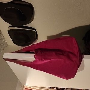 Genuine Barbie Pink leather suit purse